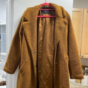 Lucky brand teddy coat lightly worn!